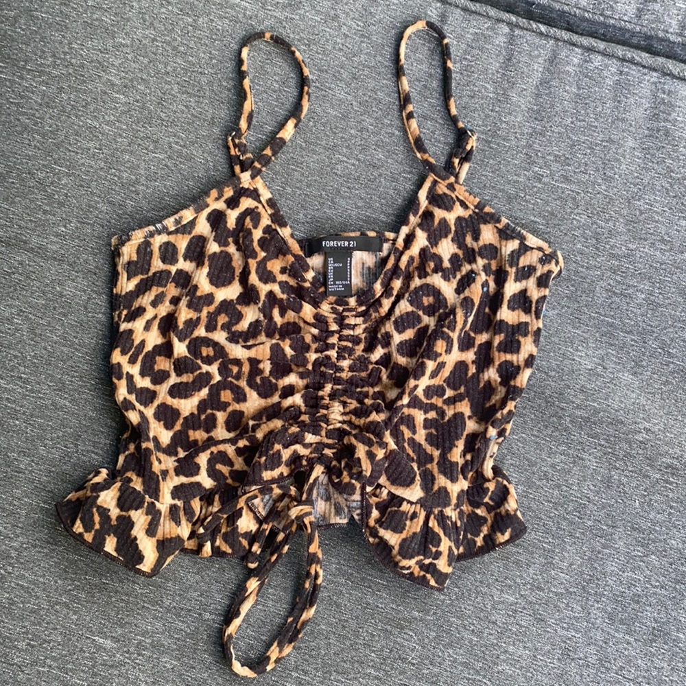Cheetah print top